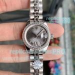 Replica Rolex Datejust Silver Dial Diamond Bezel Ladies Watch - Swiss Grade